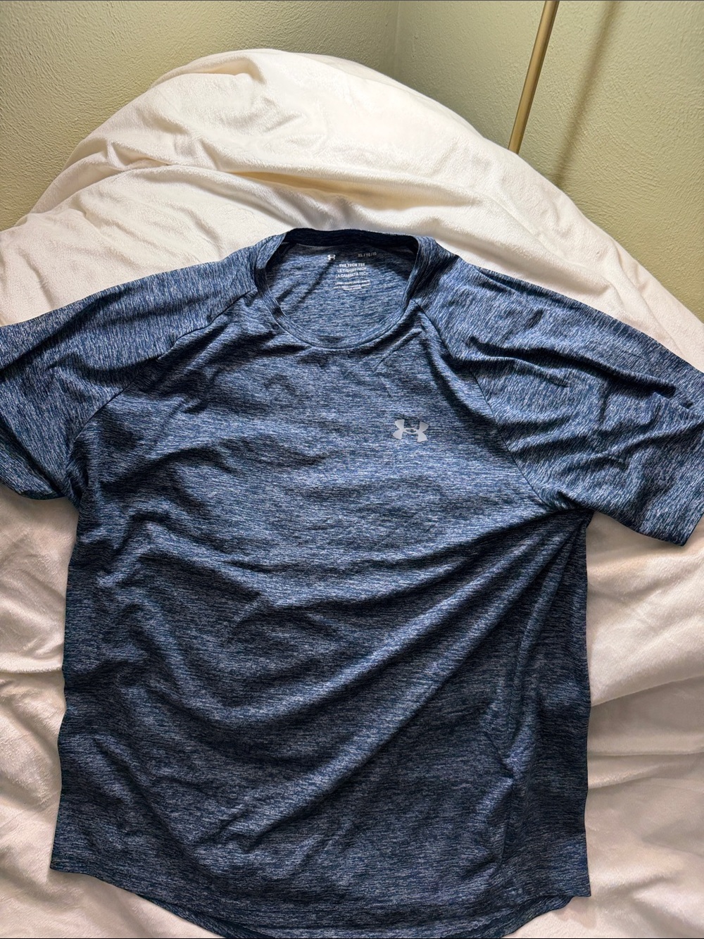 Under Armour Men's Heathered Navy Short-Sleeve Performance Tee